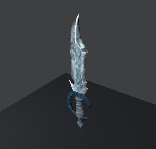 Ice Sword (Low poly) preview image